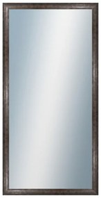 DANTIK - Zrkadlo v rámu, rozmer s rámom 60x120 cm z lišty NEVIS šedá (3053)