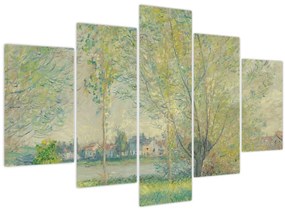 Obraz - Claude Monet, The Willows, reprodukcia (150x105 cm)