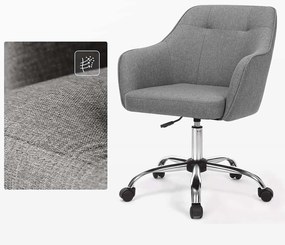 Kancelárska stolička SONGMICS OBG019G01 - sivá