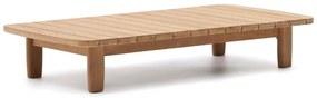 Záhradný odkladací stolík z tíkového dreva 70x140 cm Tirant – Kave Home
