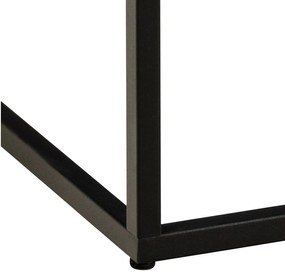 Konferenční stolek Barossa 60 cm černý mramor/černý