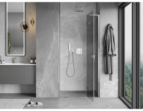 Mexen Mist-H L, 1-krídlové sprchové dvere pravé 95 cm, číre sklo, chrómový profil, 8A5L-095-000-01-00-P