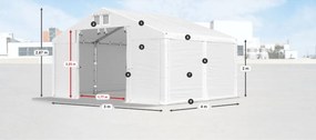 Bestent Skladová hala/ garáž 3x4x2m Comfort PVC 560g