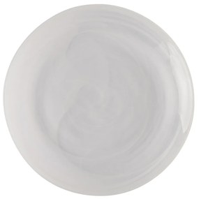 Tanier plytký biely 21 cm - Elements Glass - 321901