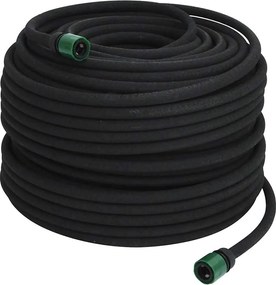 Záhradná priesaková hadica, čierna 0,6" 100 m, guma