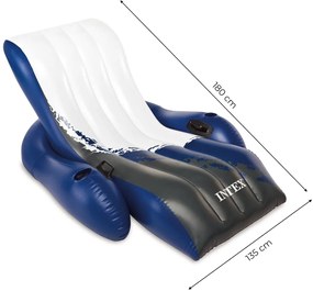 Intex Nafukovacie kreslo 2v1 180x135cm INTEX 58868EU