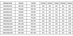Mexen Lima Duo sprchovací kút 70 x 70 cm, 6mm sklo, číre sklo / chrómový profil, 856-070-070-02-00