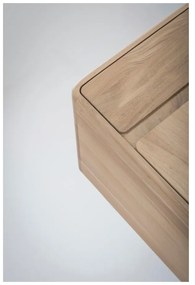 Komoda z masívneho dubového dreva so zásuvkou Gazzda Fawn