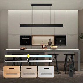 Brilagi - LED Stmiev. luster na lanku SLIMLINE LED/40W/230V 3000-6000K čierna + DO