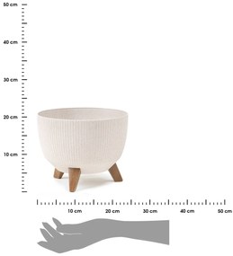 Kvetináč ROSA ECO biely