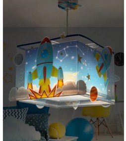 Dalber 63352 - Detský luster ROCKET 1xE27/15W/230V