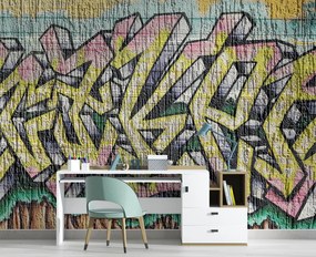 Gario Fototapeta Farebné graffiti na betóne Materiál: Vliesová, Rozmery: 250 x 175 cm