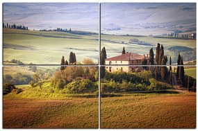 Obraz na plátne - Talianská venkovská krajina 1156E (90x60 cm)