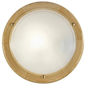 Eglo 3894 - Stropné svietidlo UFO 2xE27/60W/230V pr. 38 cm borovica