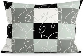 Polybavlnená obliečka na vankúš KASPARO POLY 50x70 cm, sivá