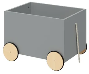 PROXIMA.store - Úložný box na koliečkach LOTTA - sivý