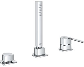 GROHE Plus 3-otvorová páková batéria na okraj vane (pre napúšťanie cez prepad), chróm, 23845003