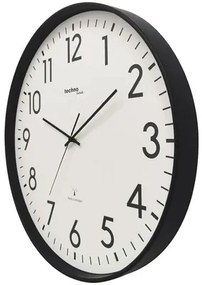 Nástenné hodiny XXL Ø50,5 cm plast/čierne