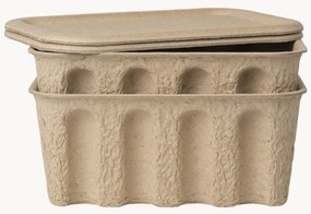 Úložné škatuľky z papierovej hmoty Pulp, H 18 cm, 2 ks