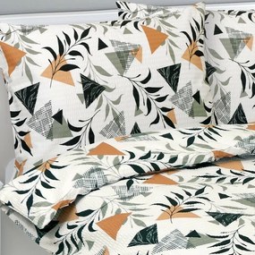 Bellatex Krepové obliečky Záhrada, 140 x 220 cm, 70 x 90 cm, 140 x 220 cm, 70 x 90 cm