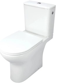 Deante CDJD6RPS - voľne stojace WC so sedátkom JASMIN keramika/biela