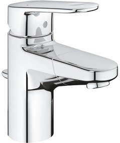 GROHE Europlus páková umývadlová batéria s vyťahovacím výtokom, s odtokovou súpravou s tiahlom, výška výtoku 76 mm, chróm, 33155002