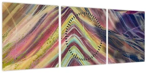 Obraz - Panoráma (s hodinami) (90x30 cm)