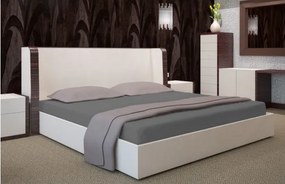 Posteľné plachty tmavo sivej farby s gumou Šírka: 140 cm | Dĺžka: 200 cm