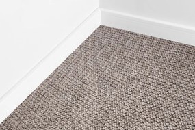 Metrážny koberec CASABLANCA LOOP hnedý