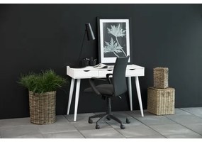 Písací stôl so zásuvkami ADIS biela