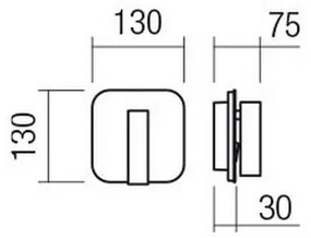 Redo 01-2977 - LED nástenné svietidlo QUDA LED/6W/230V + LED/3W CRI 90 USB zlaté