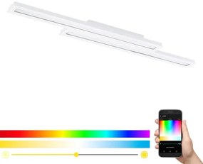 Eglo 99412 - LED RGB Stmievateľné stropné svietidlo SALITERAS-C 2xLED/10W/230V