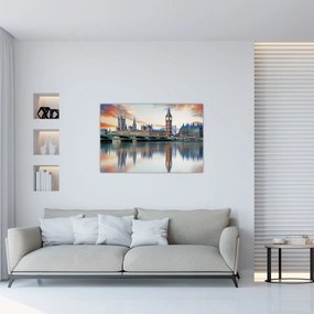 Obraz - Londýnske Houses of Parliament (90x60 cm)
