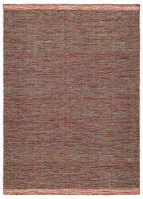 Červený vlnený koberec Universal Kiran Liso, 60 x 110 cm