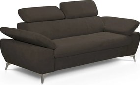 Trojsedák Gisele, tmavo hnedá espresso látka