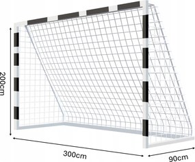 CH Futbalová bránka 300x200x90 cm