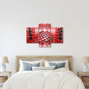 Obraz tlačidlové abstrakcie (90x60 cm)