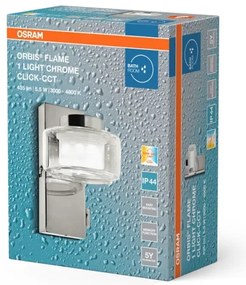 Osram - LED Kúpeľňové nástenné svietidlo ORBIS FLAME LED/5,5W/230V IP44 chróm