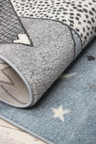 Detský koberec Kiddy D657A modrý