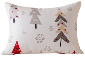 Obliečka na vankúš z mikrovlákna JINGLE 70x90 cm, biela