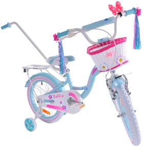 Fuzlu Detský bicykel Lilly slabo modrý 16&quot; 2024