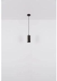 Globo 21002H - Luster na lanku OLLY 1xE27/25W/230V pr. 11 cm čierna