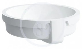 LAUFEN Living Vstavané umývadlo, 400 mm x 400 mm, biela – obojstranne glazované H8134390001551