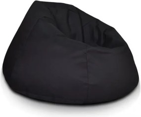 Sedací vak guľa Maxi polyester TiaHome - čierna