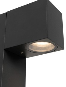 Priemyselná vonkajšia stojaca lampa tmavosivá 80 cm IP44 - Baleno