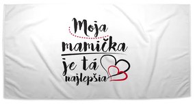 Sablio Uterák Moja mamička je tá najlepšia - 70x140 cm