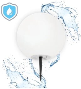 LED RGB Stmievateľná solárna lampa LED/5W/3,7V 3000K IP54 pr. 30 cm