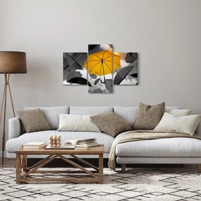 Obraz žltého dáždnika (90x60 cm)