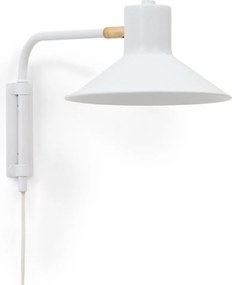 Biele nástenné svietidlo Aria – Kave Home