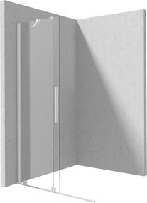 Deante Prizma, posuvné sprchové dvere 1000x1950mm, 6mm číre sklo, biely profil, DEA-KTJ_A30R